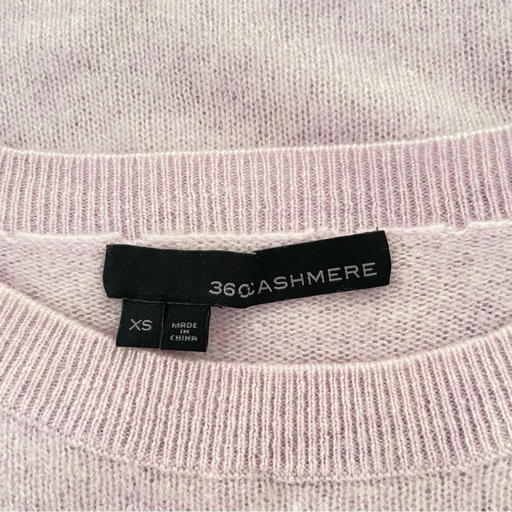 Cashmere lilac Crew Neck Sweater - Picture 2 of 7